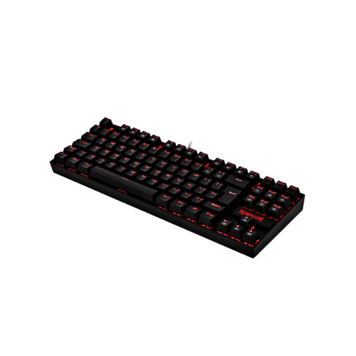 Teclado Mecânico Redragon Gamer Kumara Led vermelho K552 Preto Switch Brown