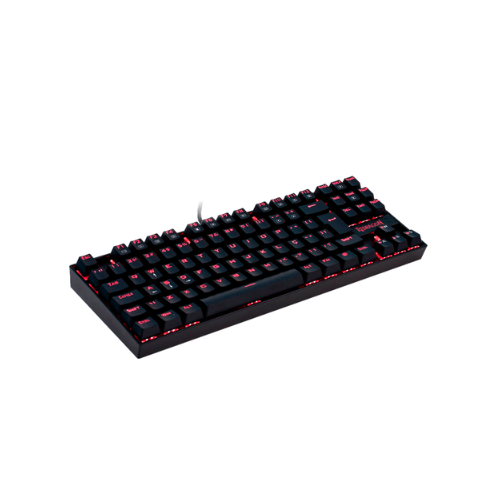 Teclado Mecânico Redragon Gamer Kumara Led vermelho K552 Preto Switch Brown