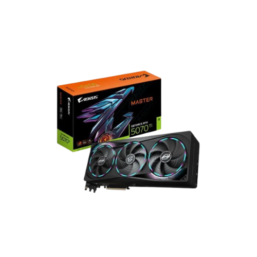 Placa de Video Gigabyte Geforce Rtx 5070 Ti Master 16gb Gddr7 256 Bits - Gv-N507taorus M-16gd